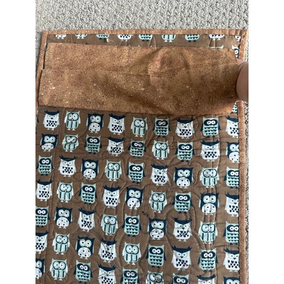 Handmade in Alaska Three Owls Fall Quilted Novelty Hanging Sign - Picture 9 of 9